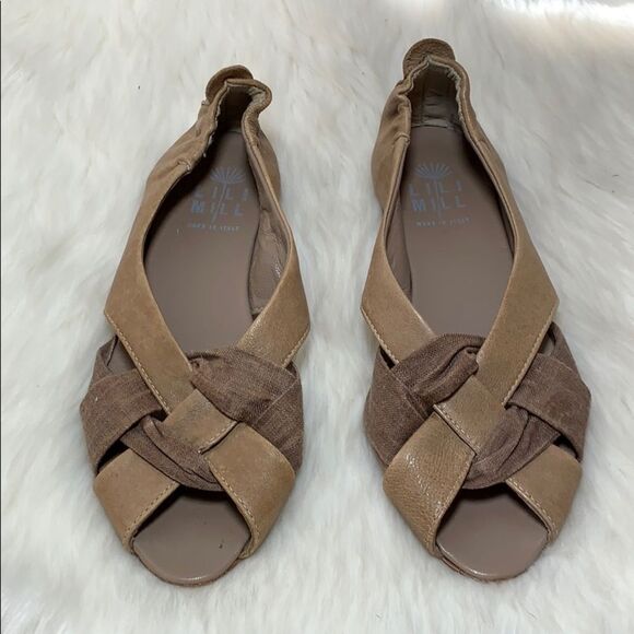 LiliMill Leather Slip On Ballet Flats Size… - Picture 2 of 6